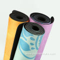 sublimation custom printed natural rubber fitness yoga mat